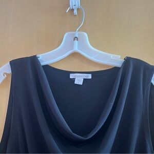 Coldwater Creek Black Sleeveless Blouse